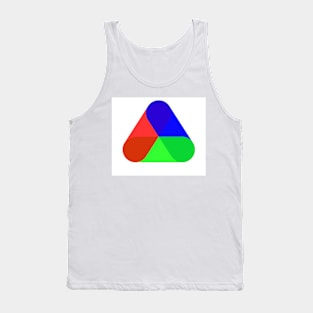 Primary RGB Triangle Tank Top